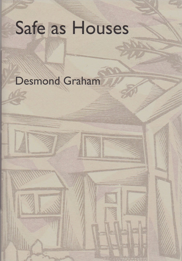 poetry book cover Safe as Houses by Desmond Graham